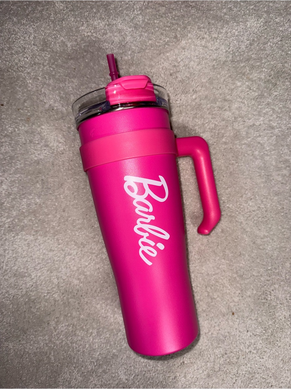 BARBIE pink water bottle *NEW